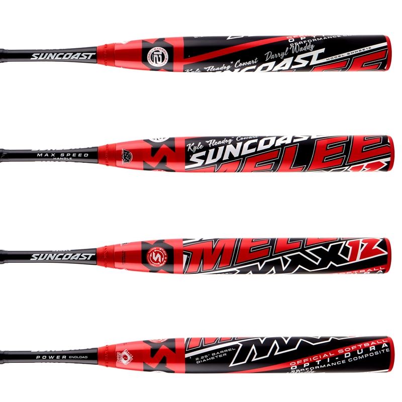 Suncoast Melee Max 2 Endloaded 12" 2 piece SSUSA Slowpitch Softball Bat